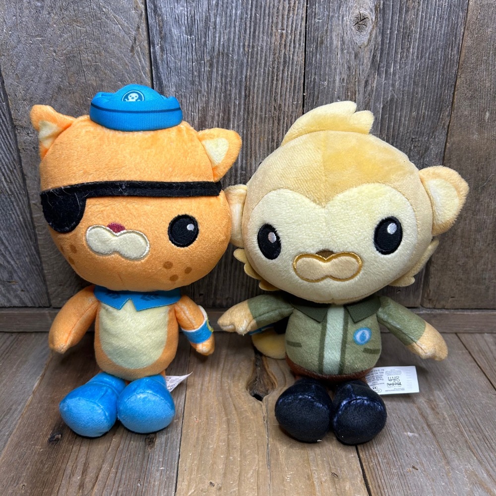 Octonauts Above & Beyond Kwazii & Paani Stuffed Animal Plush